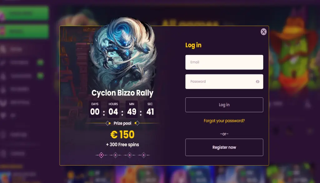 Bizzo Casino Login