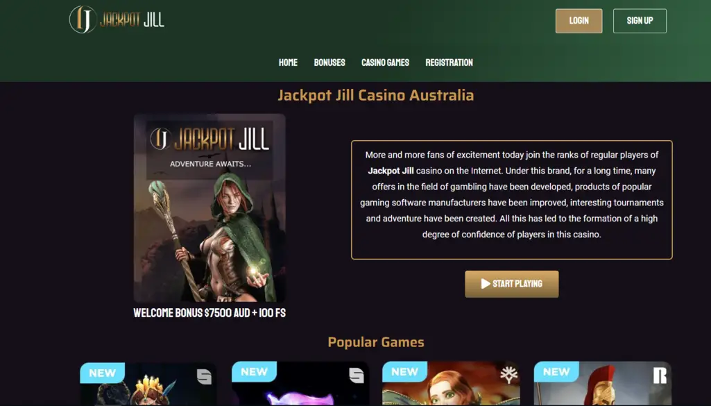 Jackpot Jill Casino Site Review