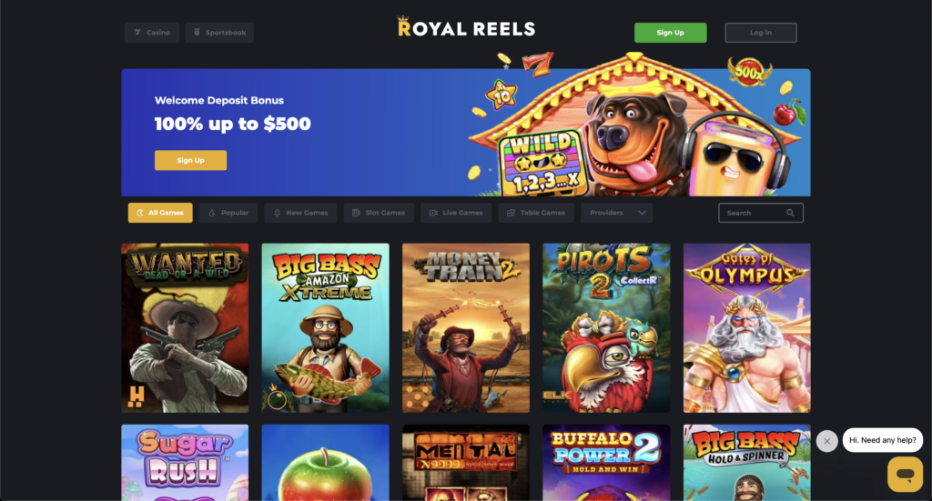 Royal reels online casino